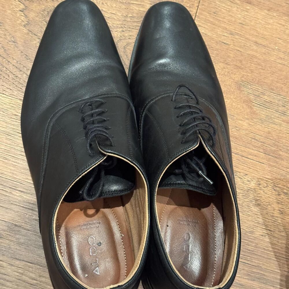 Aldo Men's Black Oxfords